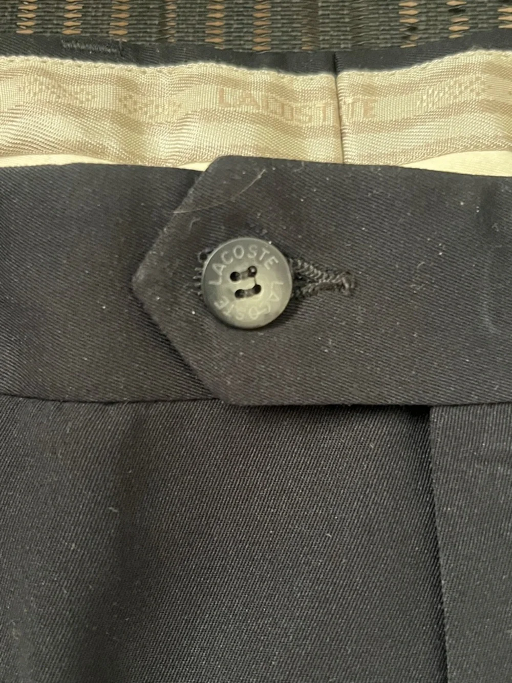 Lacoste black pants